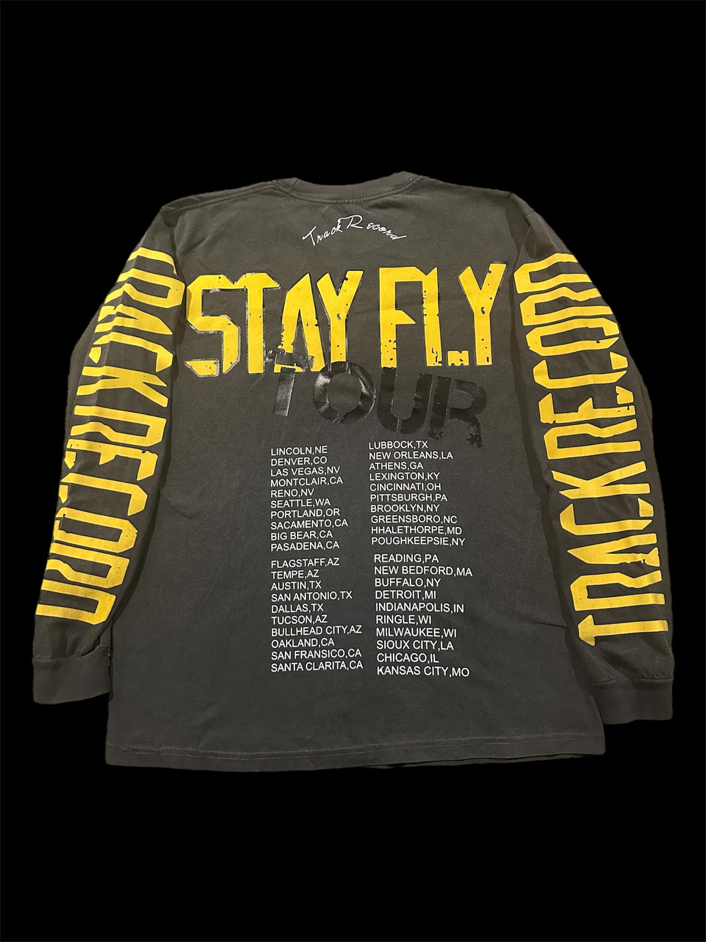 “Stay Fly” tour Long Sleeve (smoke grey)